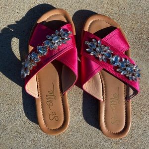 Pink sandals